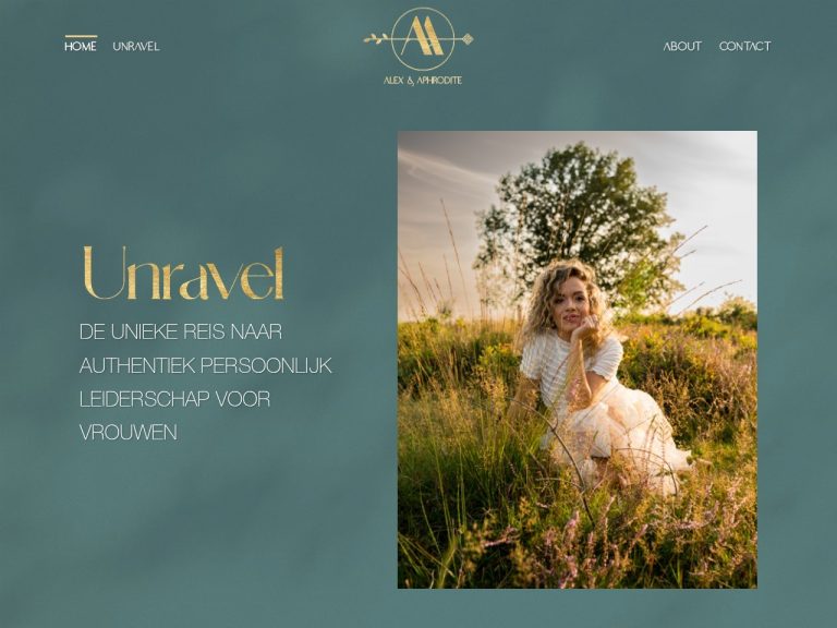 Website alexaphrodite.nl gemaakt door Meerman Webdesign