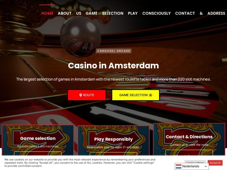 Website carrouselarcade.nl gemaakt door Meerman Webdesign