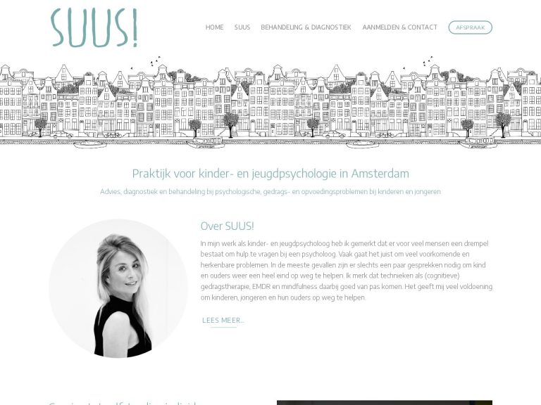 Website suus-praktijk.nl gemaakt door Meerman Webdesign