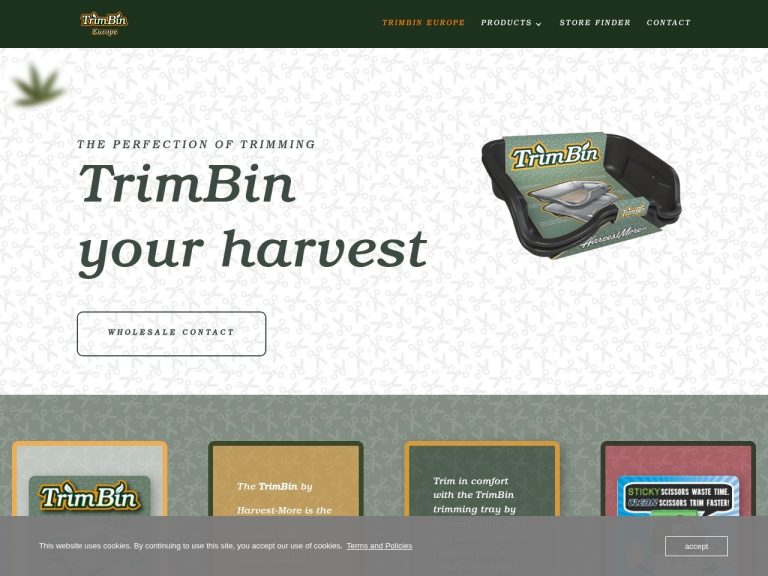 Website trimbin.eu gemaakt door Meerman Webdesign